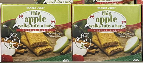 Trader Joe's "This Apple Walks into a Bar" Cereal Bars 7.8 oz