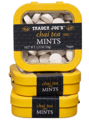 Trader Joe's Chai Tea Mints 1.2 oz [2 pack]