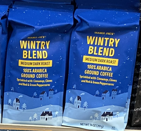 Trader Joe's Wintry Blend Medium Dark Roast Ground Coffee 14 oz