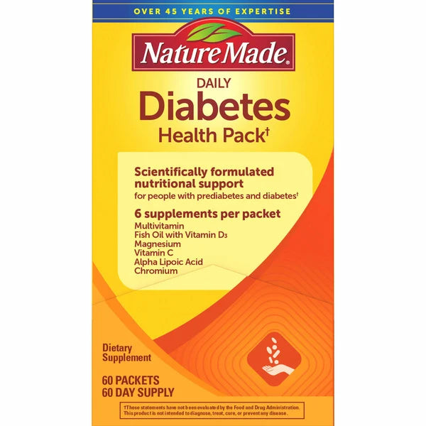 Nature Made Diabetes Health Pack, 60 Packets