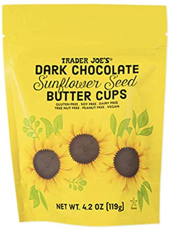 Trader Joe's Dark Chocolate Sunflower Seed Butter Cups 4.2 oz