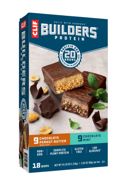 Clif Bar Builders Protein, 18 ct
