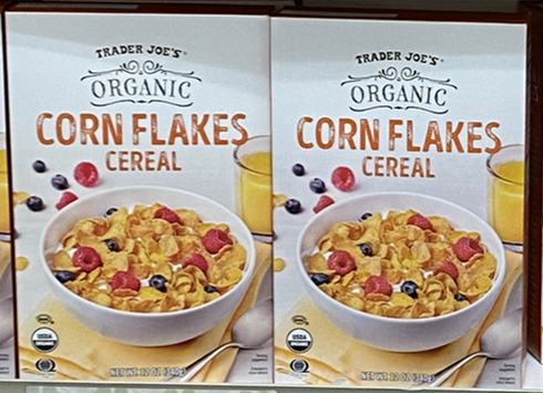 Trader Joe's Organic Corn Flakes Cereal 12 oz