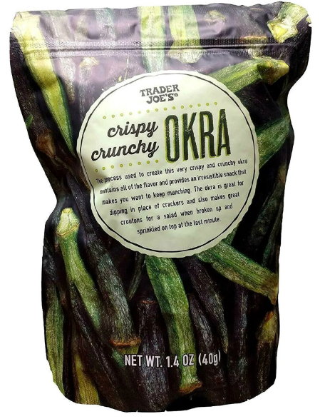 Trader Joe's Crispy Crunchy Okra 1.4oz