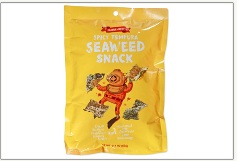 Trader Joe's Spicy Tempura Seaweed Snack 2.1 oz