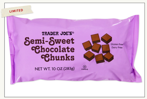 Trader Joe's Semi-Sweet Chocolate Chunks 10 oz