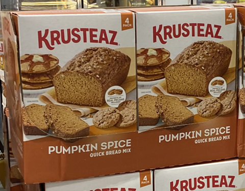 Costco KRUSTEAZ Pumpkin Spice Quick Bread Mix 4.25 lb