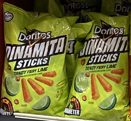 Doritos Dinamita Sticks Tangy Fiery Lime, 9oz