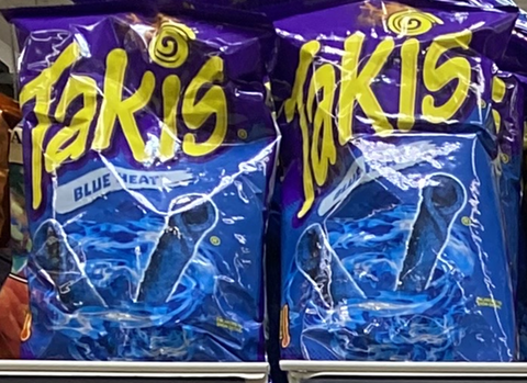 Takis Blue Heat Hot Chili Pepper Rolled Tortilla Chips