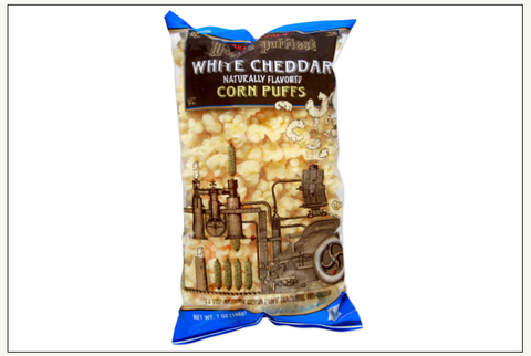 Trader Joe's World's Puffiest White Cheddar Corn Puffs 7 oz