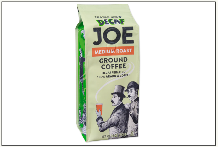 Trader Joe's Decaf Joe Medium Roast Ground Coffee 14 oz