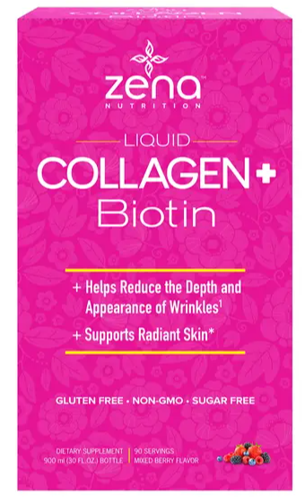 Costco Zena Liquid Collagen+ Biotin, 30.4 oz