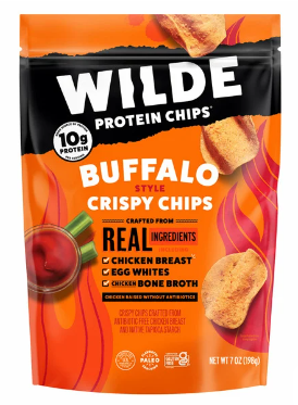 Wilde Protein Chips Buffalo Style Crispy Chips, 7 oz