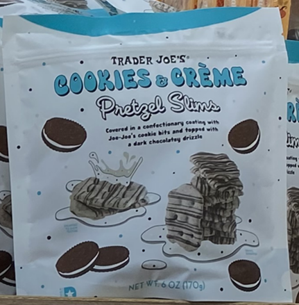 Trader Joe's Cookies & Creme Pretzels 6 oz