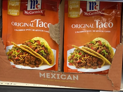 McCormick Original Taco Seasoning Mix, 1 oz