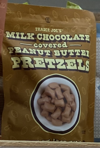 Trader Joe's Milk Chocolate covered Peanut Butter Pretzels 12 oz