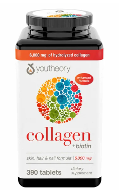 youtheory Collagen Plus Biotin, 390 Tablets