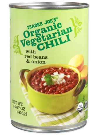 Trader Joe's Organic Vegetarian Chili 14.67 oz