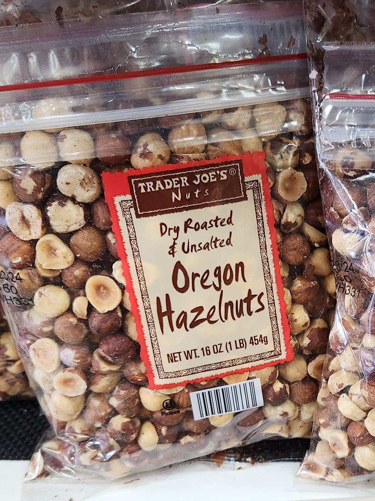 DRY ROASTED UNSALTED OREGON HAZELNUTS