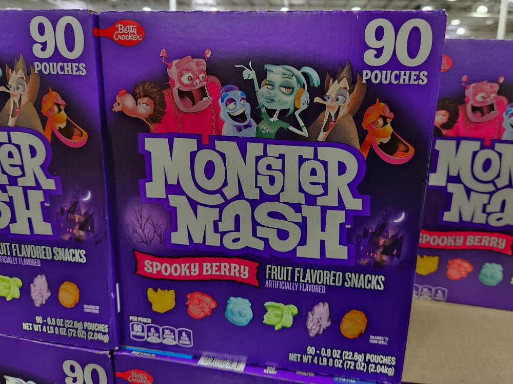 Monster Mash Fruit Snacks, 90count Box Oregon