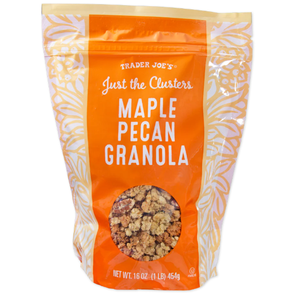 Trader Joe's Just The Clusters Maple Pecan Granola Cereal 16 oz