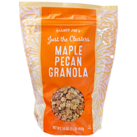 Trader Joe's Just The Clusters Maple Pecan Granola Cereal 16 oz