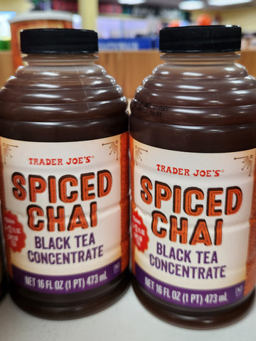 Trader Joe's Spiced Chai Black Tea Concentrate 16 oz