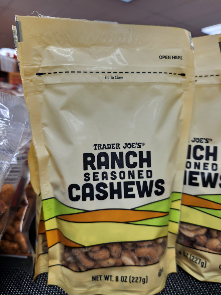 Trader Joe's Ranch Seasoned Cashews 8 oz