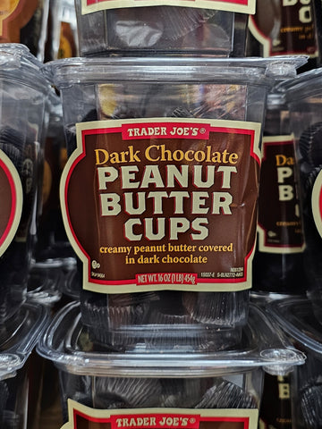 Trader Joe's Dark Chocolate Peanut Butter Cups 16 oz