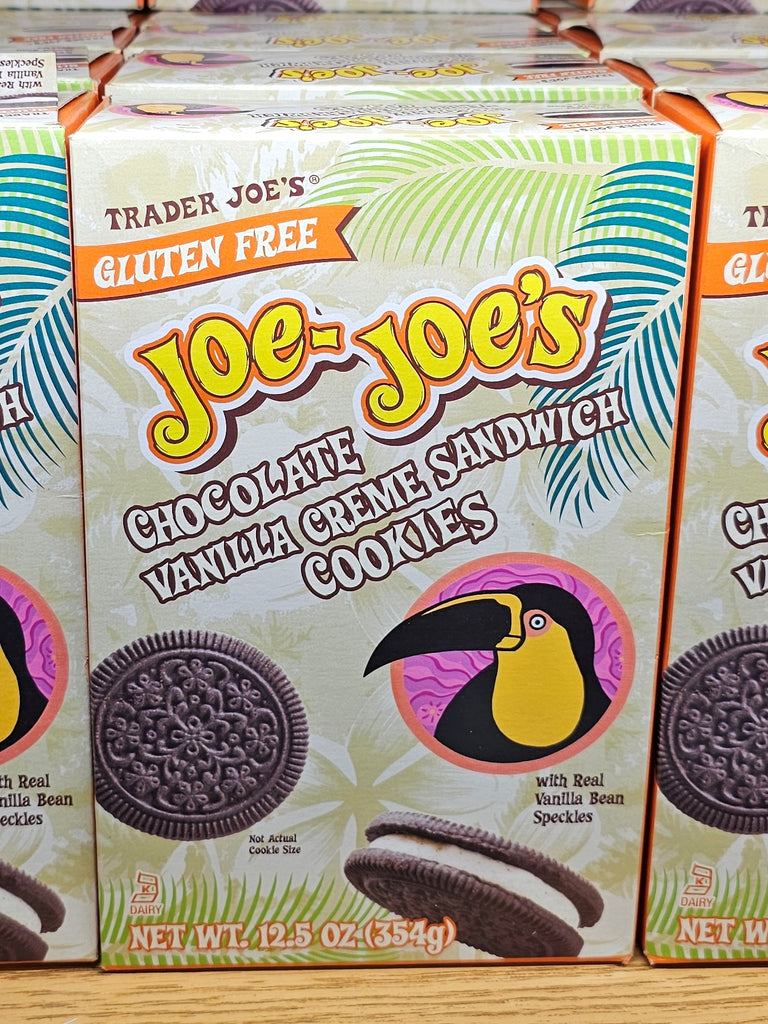 Trader Joe's Gluten Free Joe-Joe's Chocolate Vanilla Creme Cookies 12.5 oz