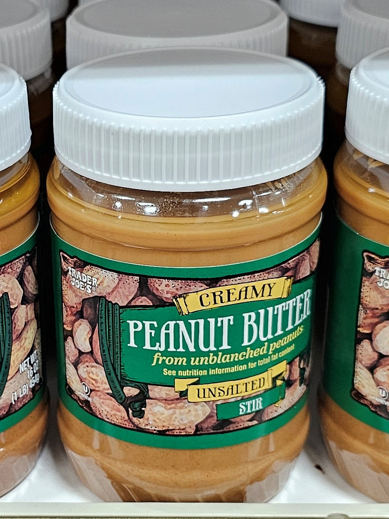 Trader Joe's Creamy Peanut Butter Unsalted 16 oz