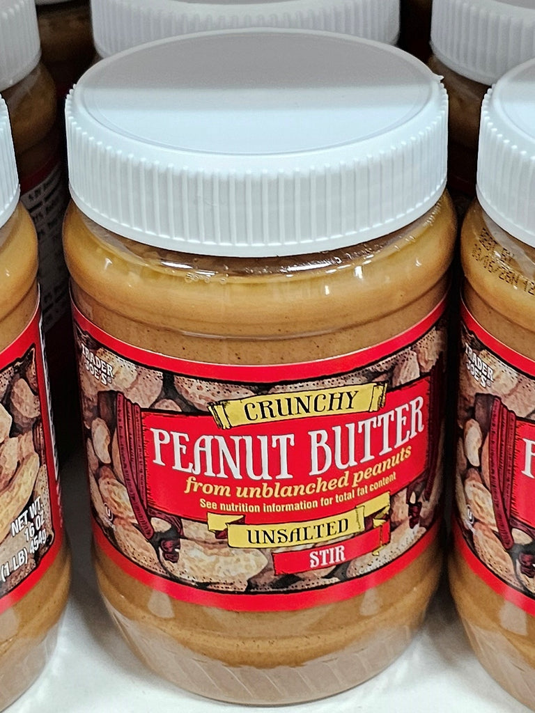 Trader Joe's Crunchy Peanut Butter Unsalted 16 oz