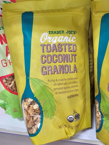 Trader Joe's Organic Toasted Coconut Granola, 12 oz