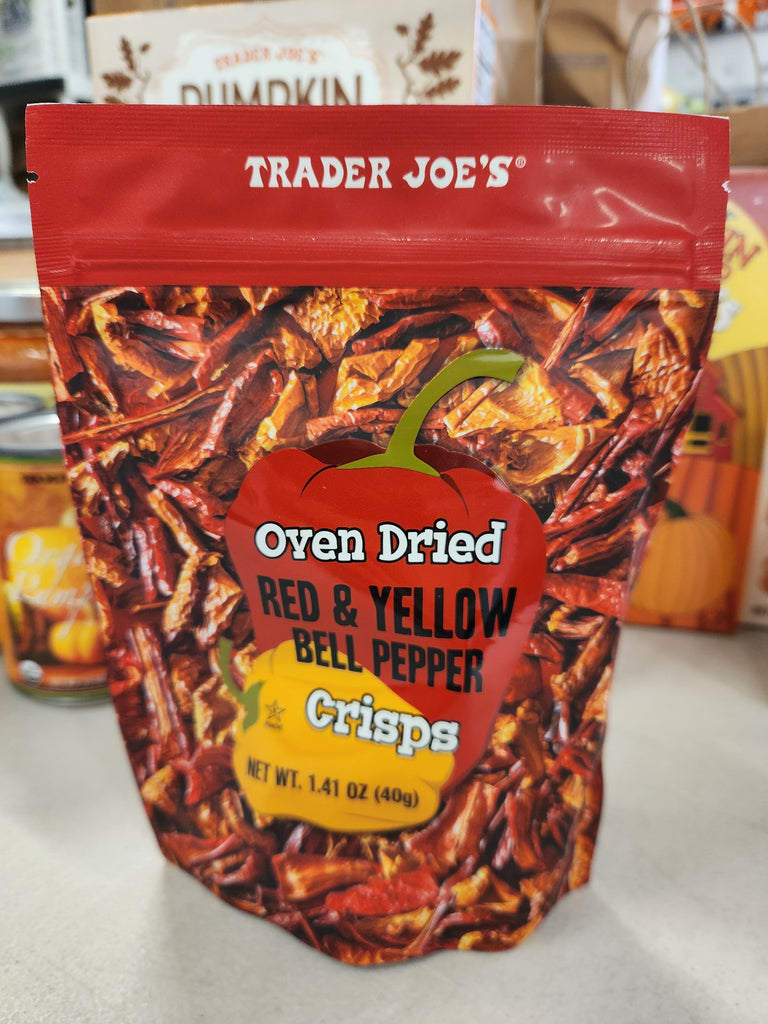 Trader Joe's Oven Dried Red & Yellow Bell Pepper Crisps 1.41 oz