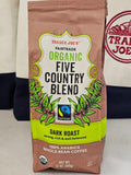 Trader Joe's Fairtrade Organic Five Country Blend 13 oz