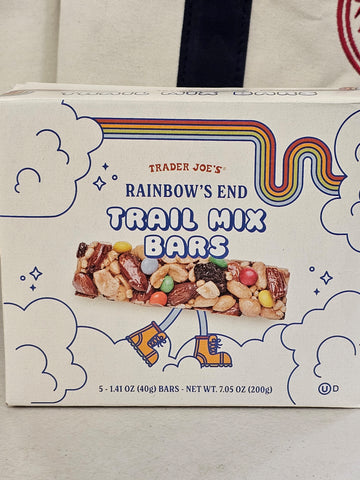 Trader Joe's Rainbow's End Trail Mix Bars 7.05 oz