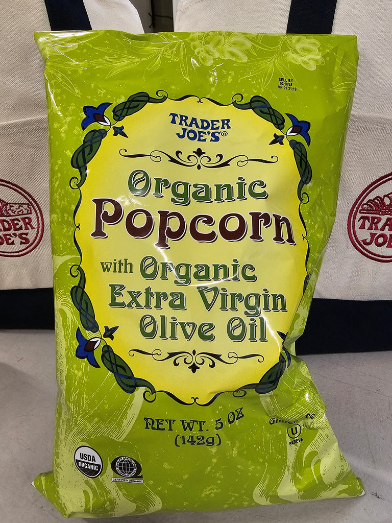 Trader Joe's Organic Popcorn with Olive Oil 5 oz