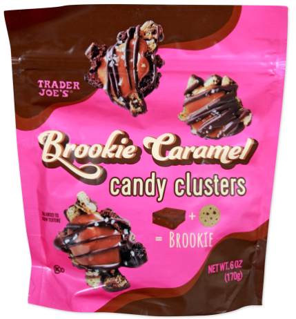 Trader Joe's Brookie Caramel Candy Clusters 6 oz