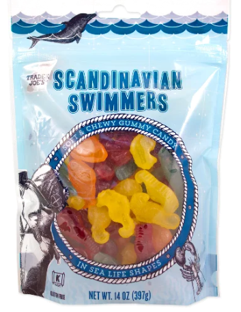 Trader Joe's Scandinavian Swimmers Gummy 14 oz