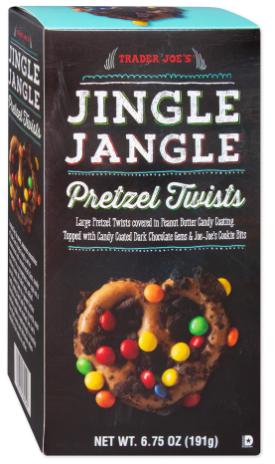 Trader Joe's Jingle Jangle Pretzel Twists 6.75 oz