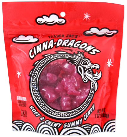 Trader Joe's Cinna-Dragons Gummy Candy 7 oz