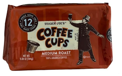 Trader Joe's Medium Roast Coffee Cups 5.08 oz