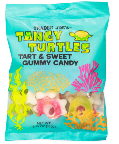 Trader Joe's Tangy Turtles Gummy Candy 6.35 oz