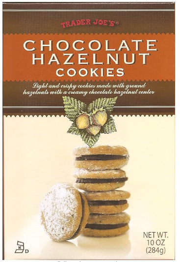 Trader Joe's Chocolate Hazelnut Cookies 10 oz