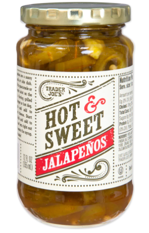 Trader Joe's Hot & Sweet Jalapeños 12 oz