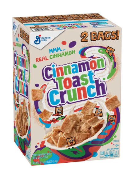 General Mills Cinnamon Toast Crunch, 49.5 oz