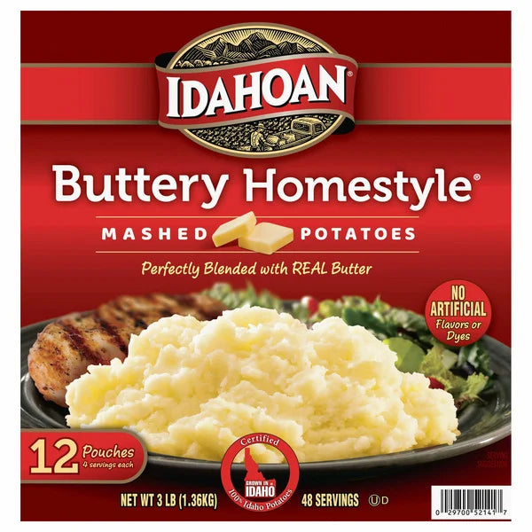 Idahoan Buttery Homestyle Mashed Potatoes, 3 lbs