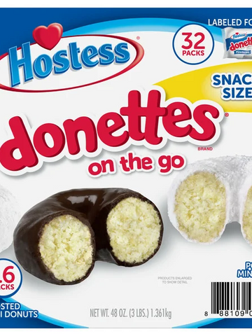 Hostess Donettes Variety Pack, 32-count