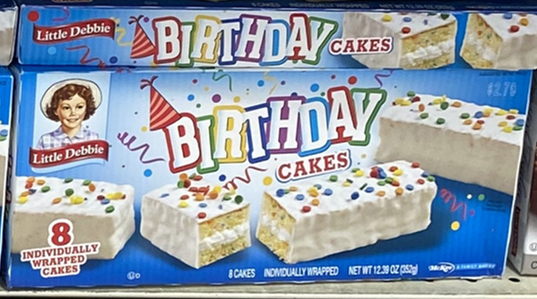 Little Debbie Birthday Cakes, 8 ct, 12.39 oz