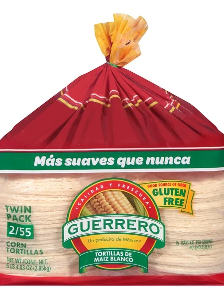 Guerrero White Corn Tortillas, Twin Pack, 110 count